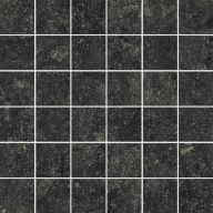 Плитка Италон Room Stone Black Mosaico Cer