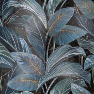 Плитка Serenissima Showall Wall06 - Black Leaf