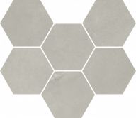 Плитка Италон Continuum Silver Mosaico Hexagon