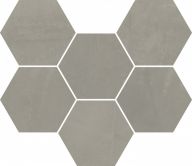 Плитка Италон Continuum Iron Mosaico Hexagon